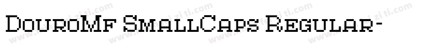 DouroMf SmallCaps Regular字体转换